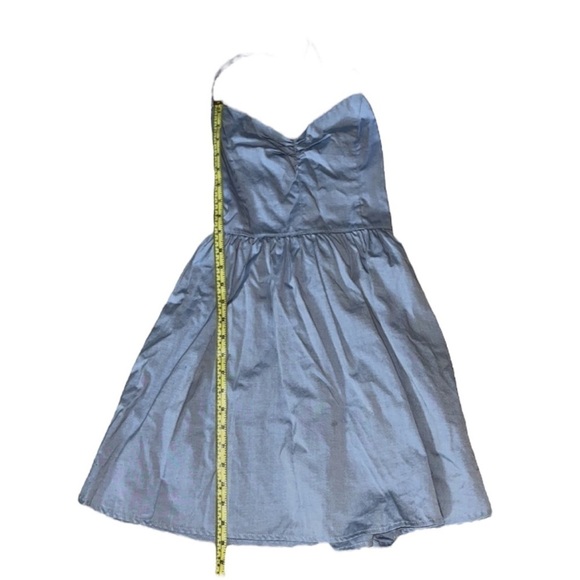 Handmade Blue Babydoll Mini dress S - Picture 7 of 10